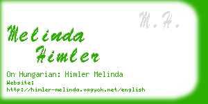 melinda himler business card
